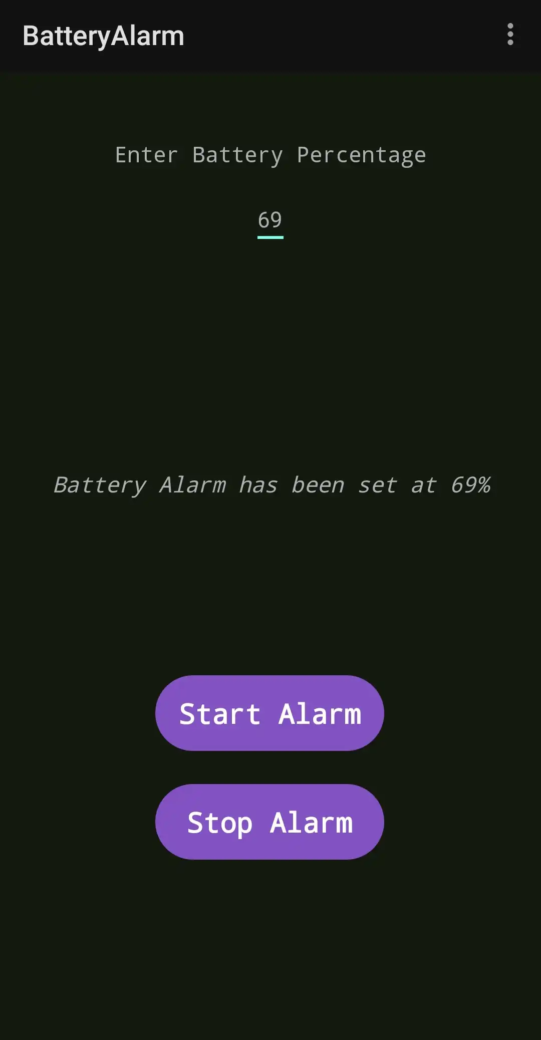 Battery Alarm preview